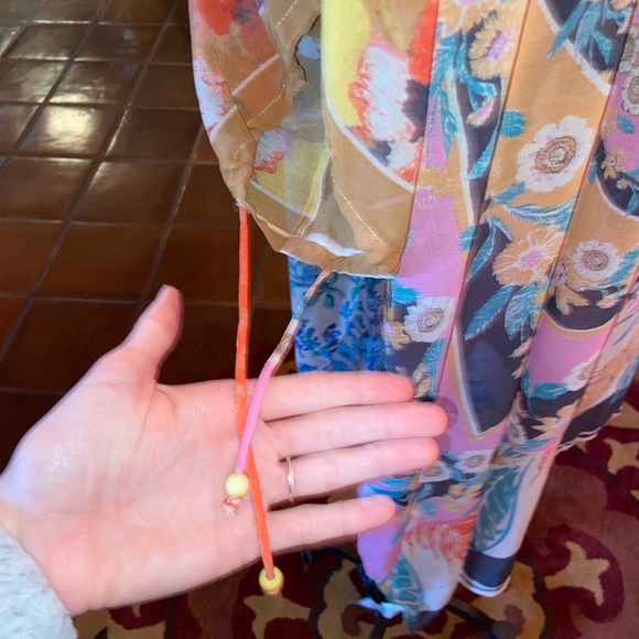 FREE PEOPLE Leonora Kimono one size - Picture 7 of 8